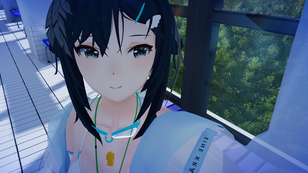 【VRChat対応】3Dモデル「ラ・プルマ(夏の花弁)」【アークナイツ二次創作】