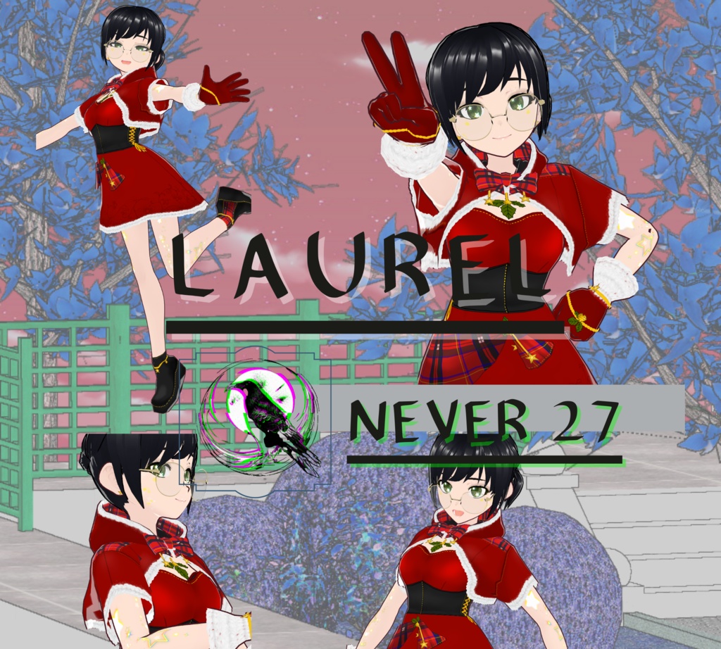 Model 3D vrm =-= LAUREL =-=