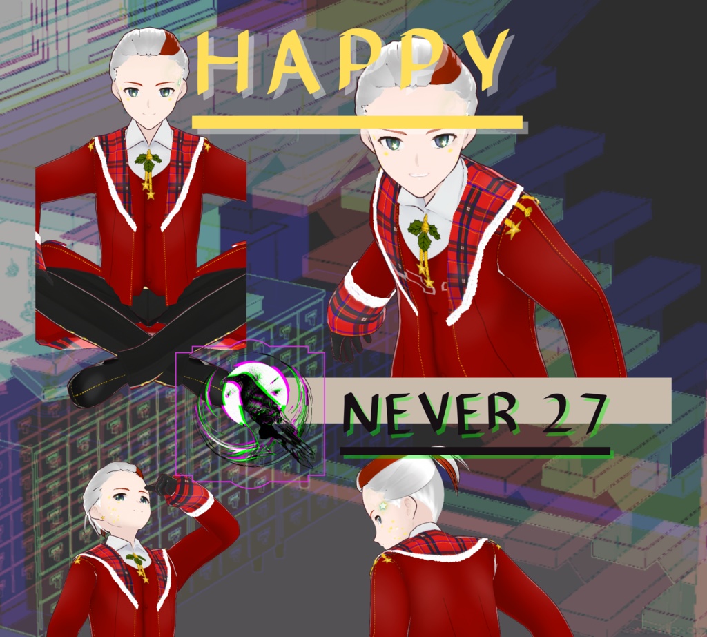 Model 3D vrm =-= HAPPY =-=