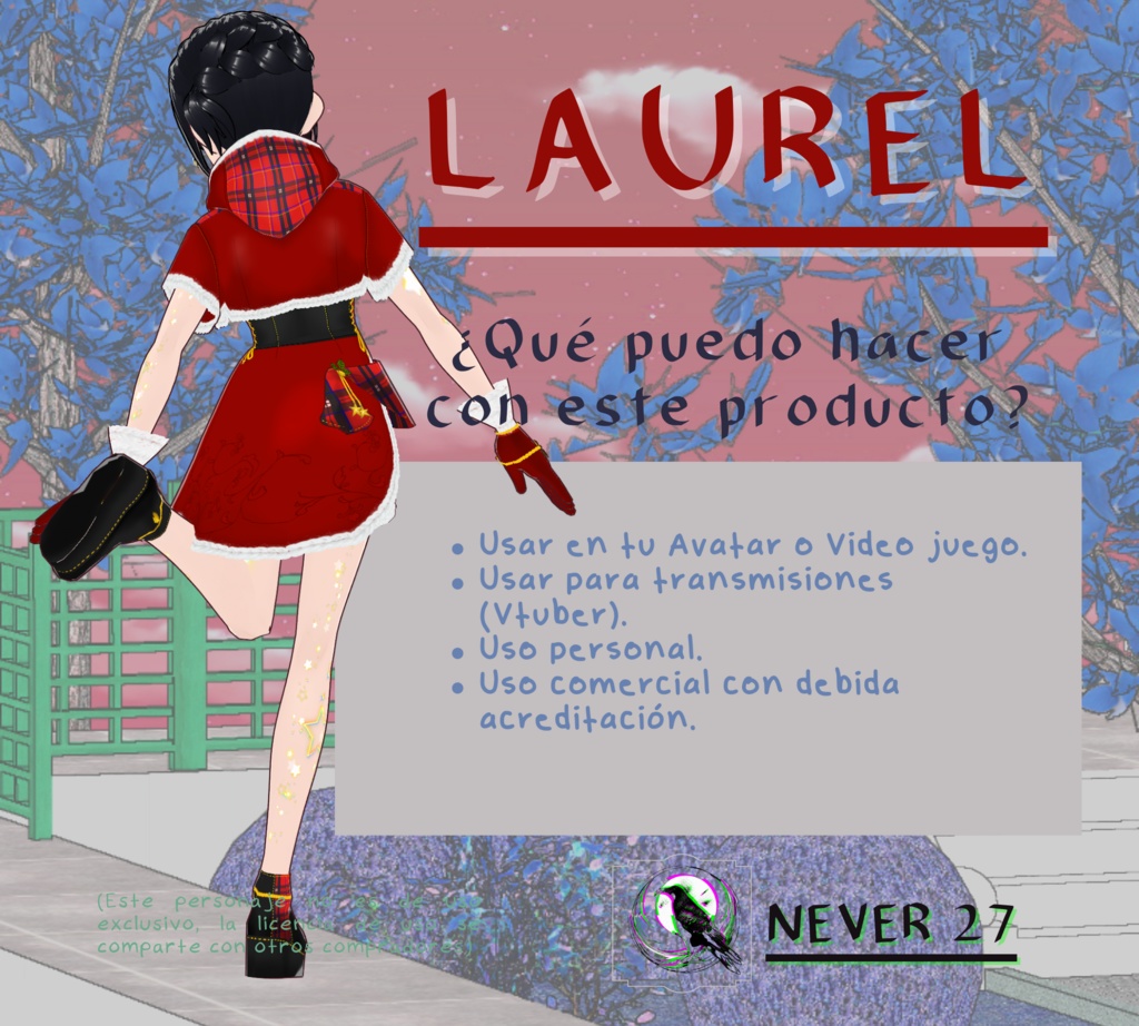 Outfit VRoid == LAUREL CHRISMAS OUTFIT==