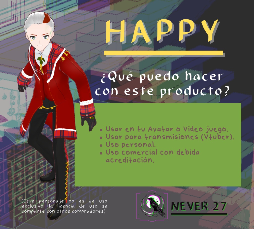 Outfit VRoid == HAPPY CHRISMAS OUTFIT==