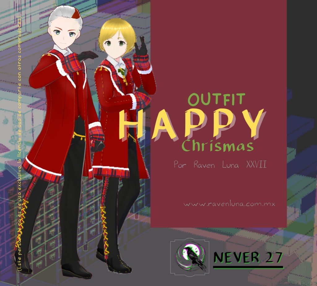 Outfit VRoid == HAPPY CHRISMAS OUTFIT==