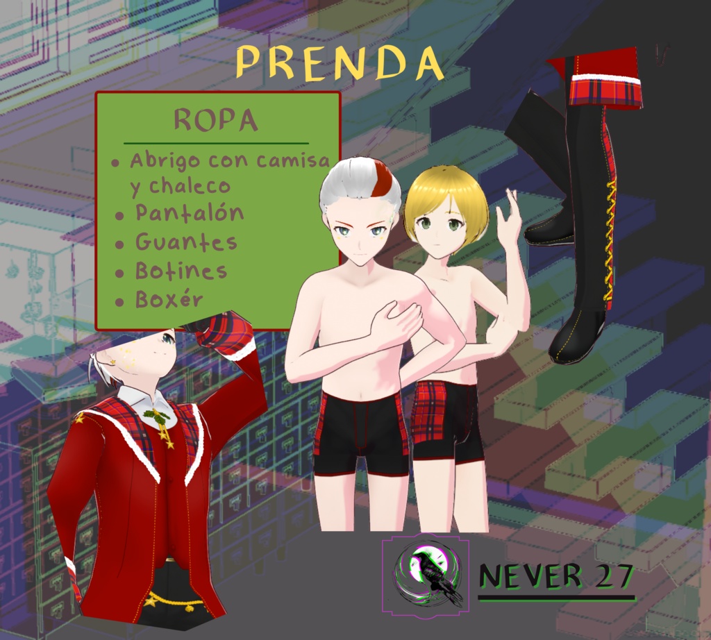 Outfit VRoid == HAPPY CHRISMAS OUTFIT==