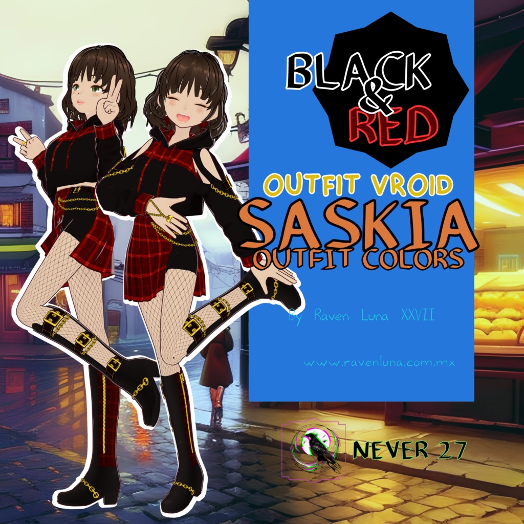 Outfit VRoid == SASKIA OUTFIT ==