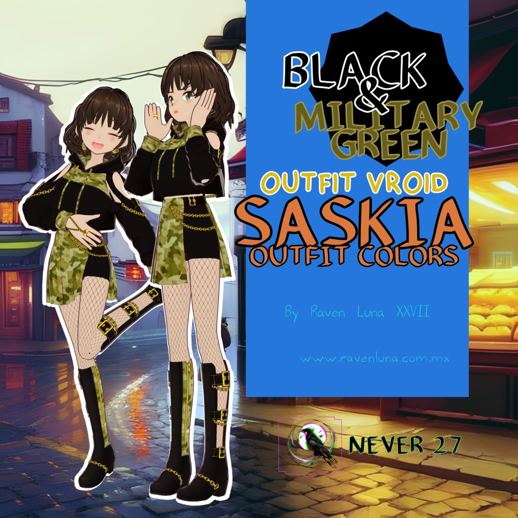 Outfit VRoid == SASKIA OUTFIT ==