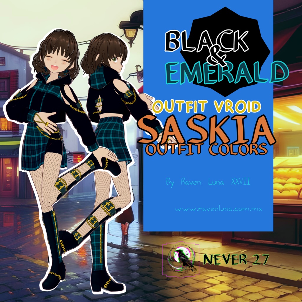 Outfit VRoid == SASKIA OUTFIT ==