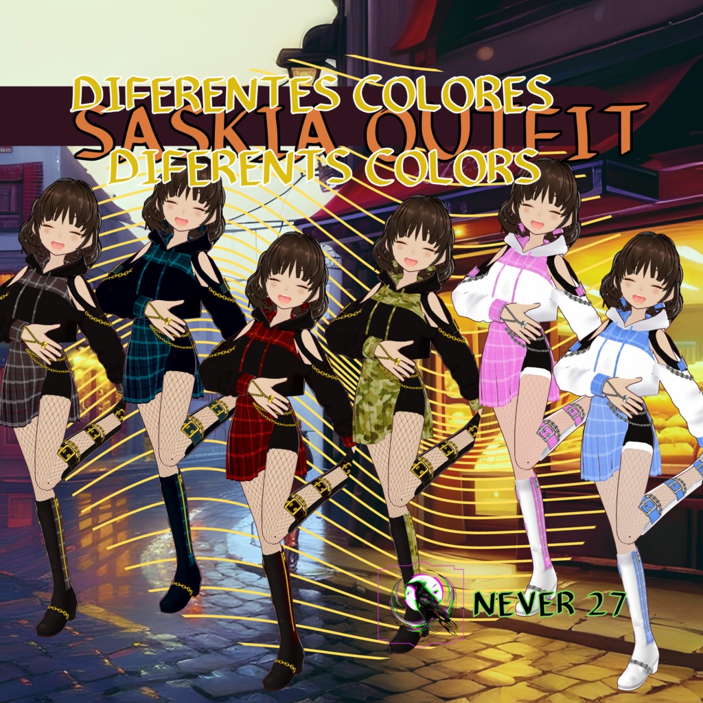 Outfit VRoid == SASKIA OUTFIT ==