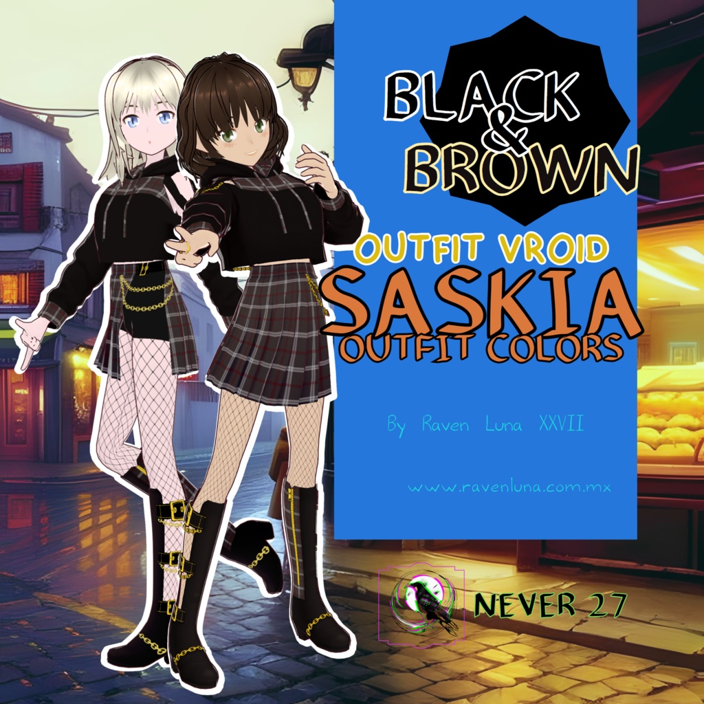 Outfit VRoid == SASKIA OUTFIT ==