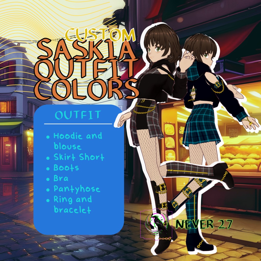 Outfit VRoid == SASKIA OUTFIT ==