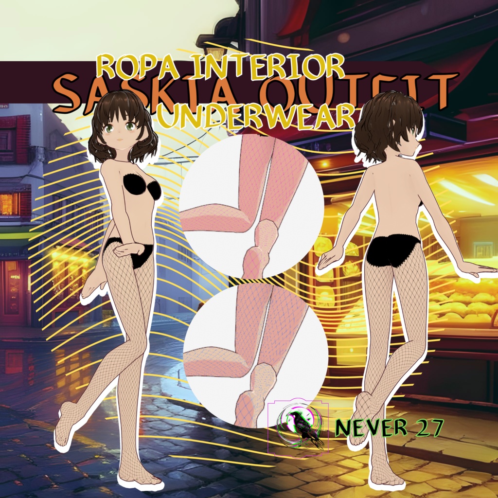 Outfit VRoid == SASKIA OUTFIT ==