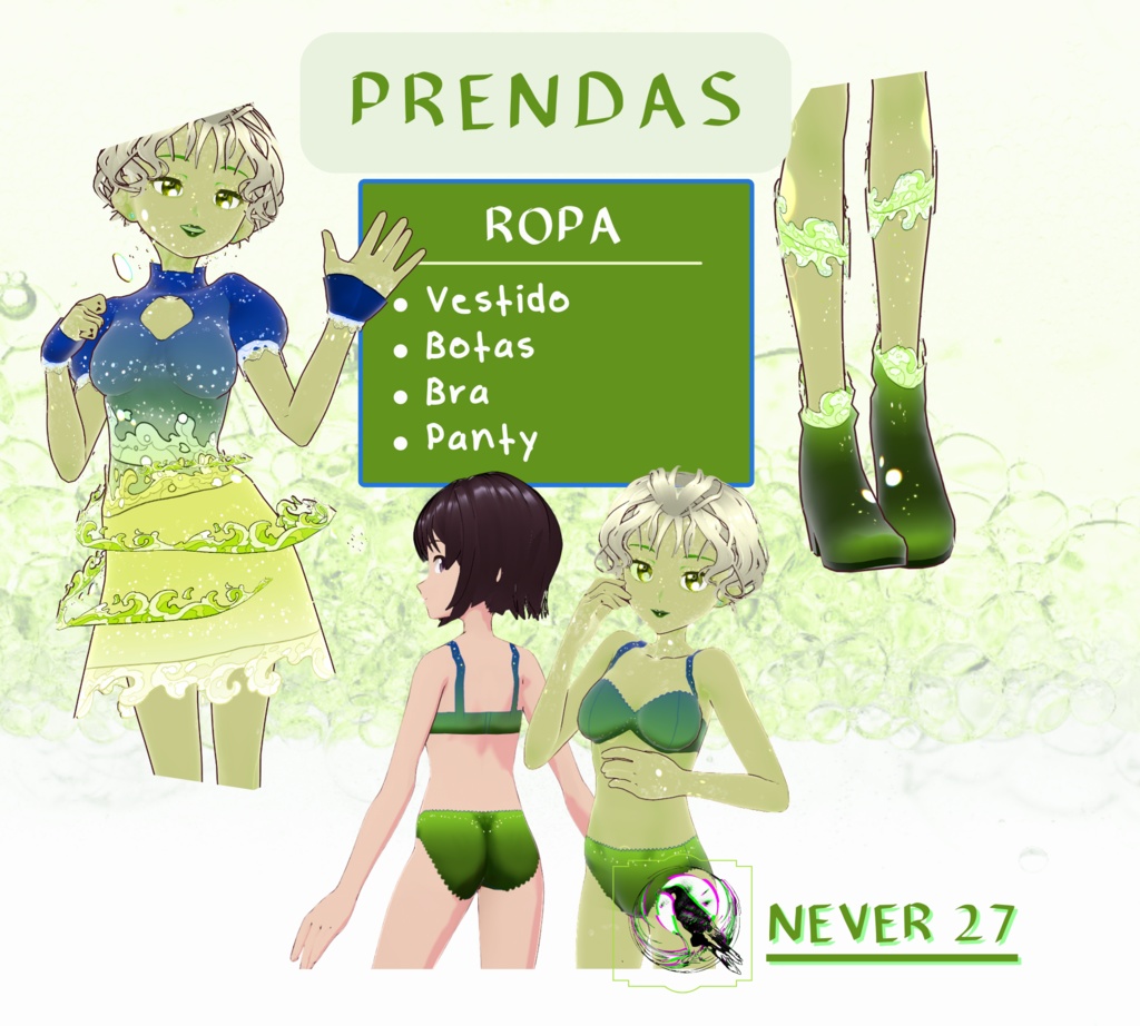 Outfit VRoid == LIMA LIMON OUTFIT==