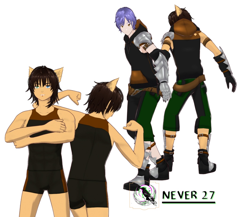 Outfit VRoid == GABRIEL RAINHEART OUTFIT==