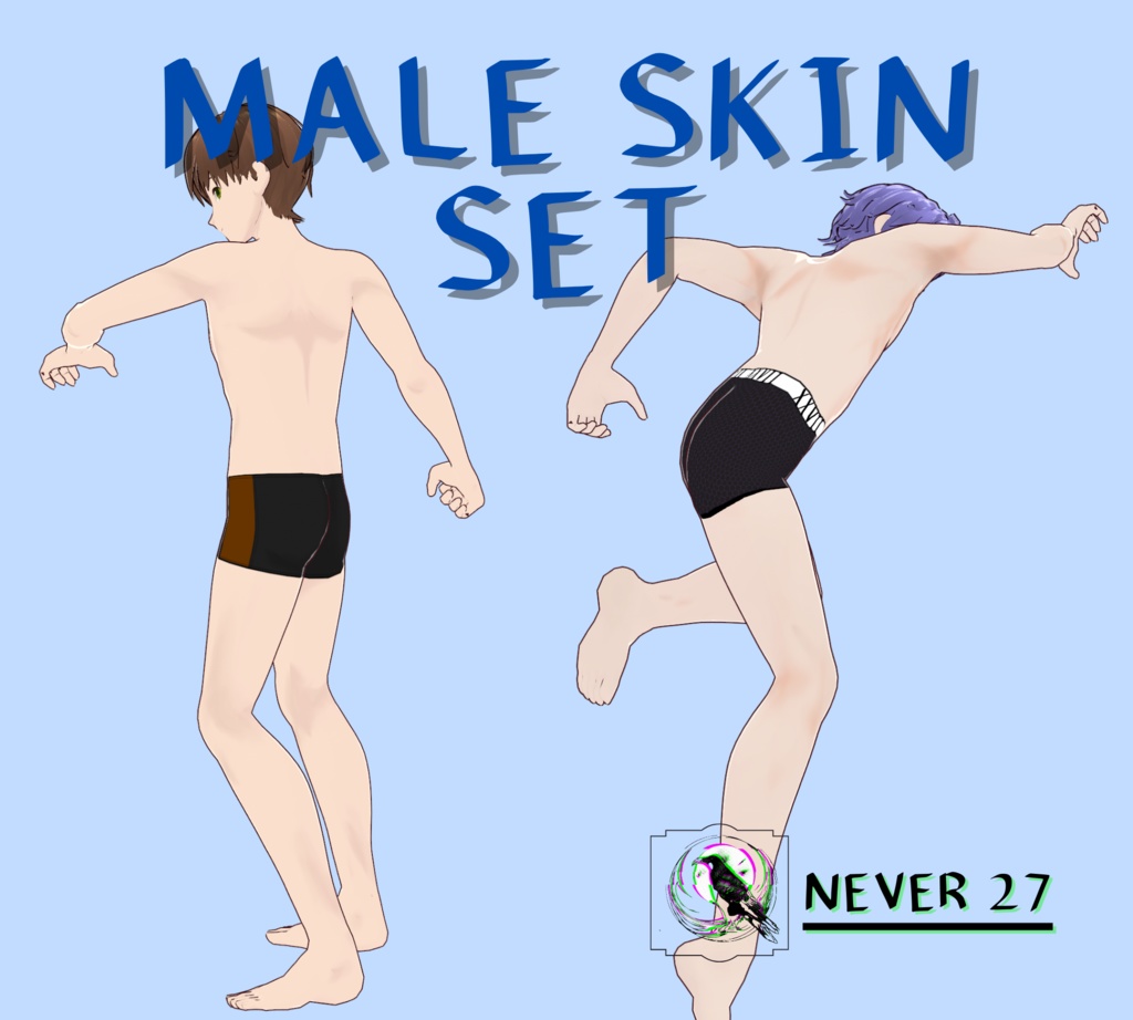Vroid Skin =.= Male Skin Set =.=