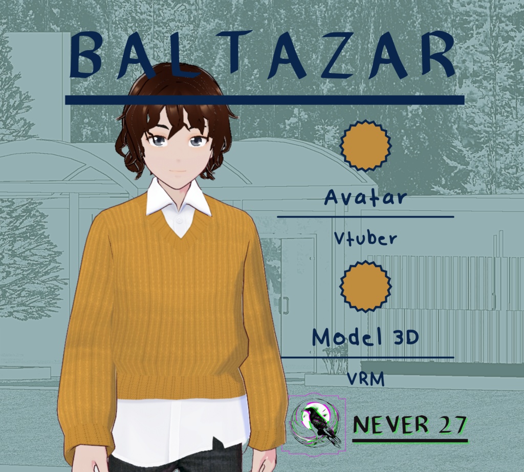 Model 3D vrm =-= BALTAZAR =.=