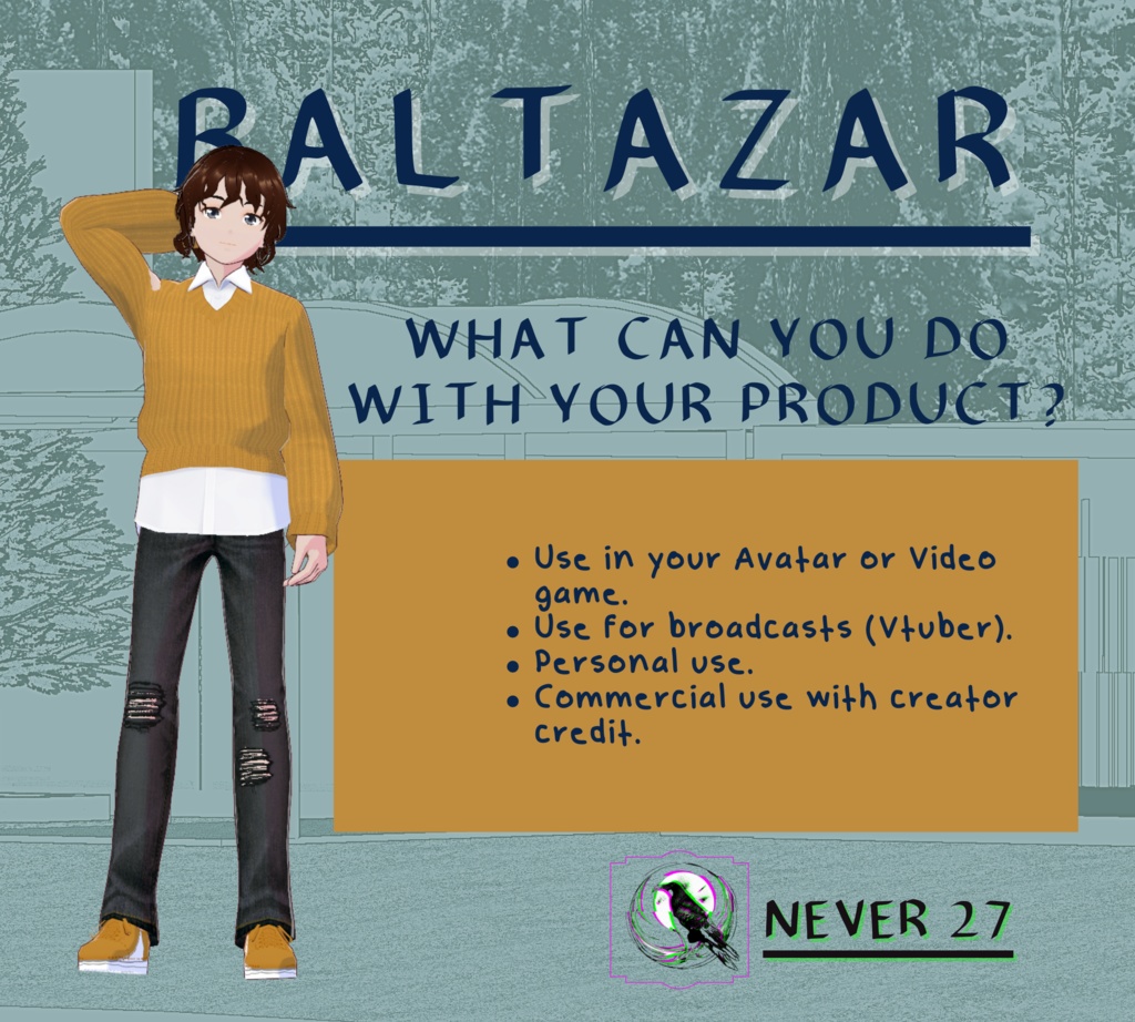 Outfit VRoid =-=  Baltazar =-=