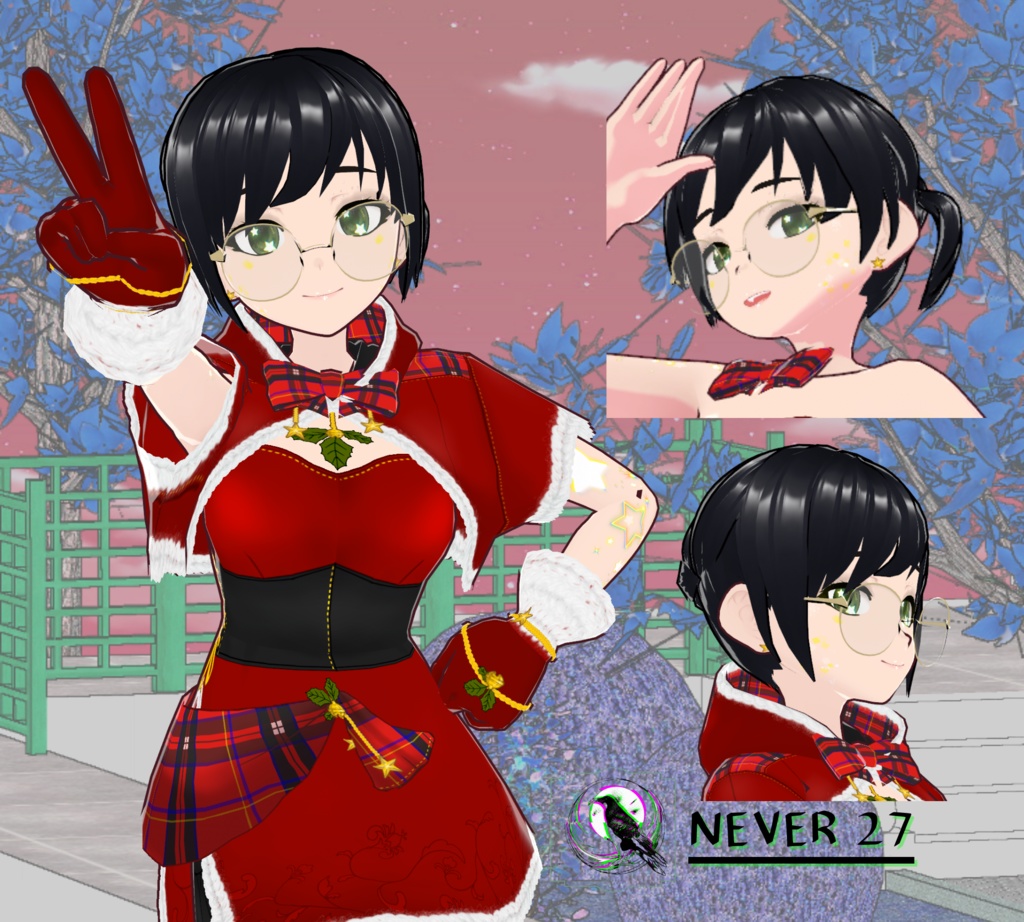 Hairstyle VRoid =-= LAUREL CHRISMAS =-=