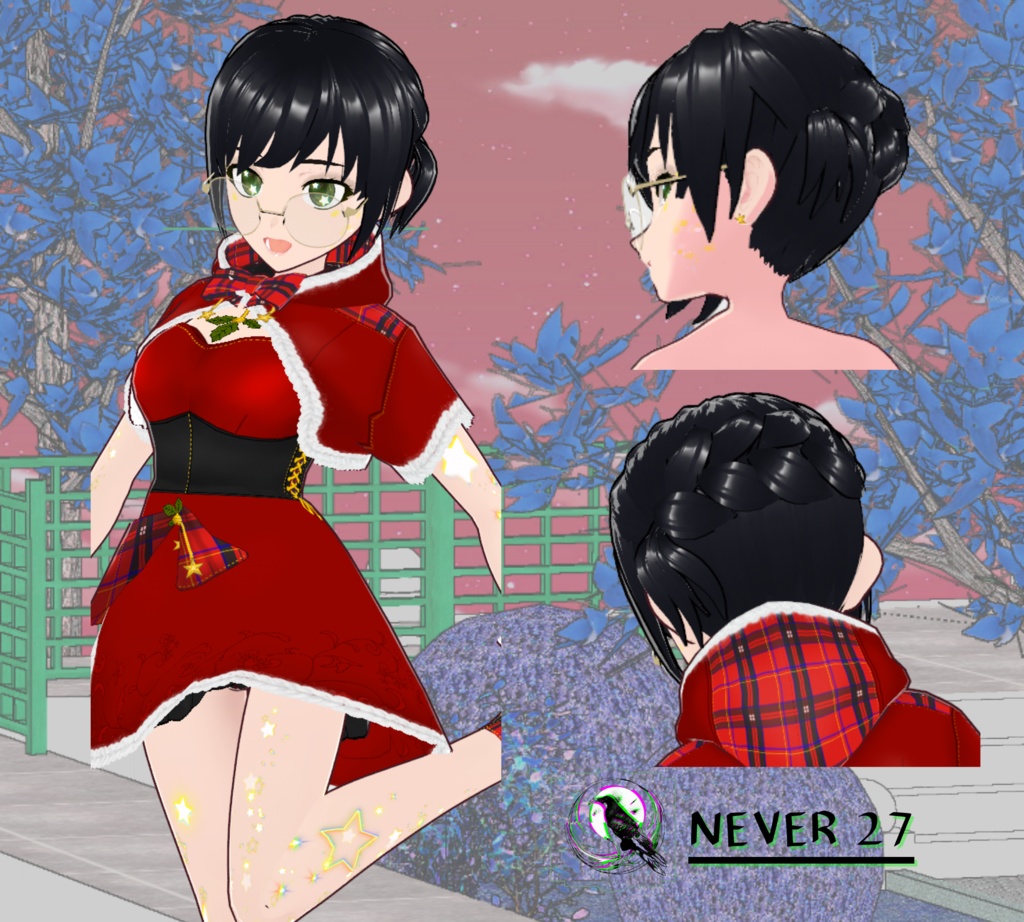 Hairstyle VRoid =-= LAUREL CHRISMAS =-=