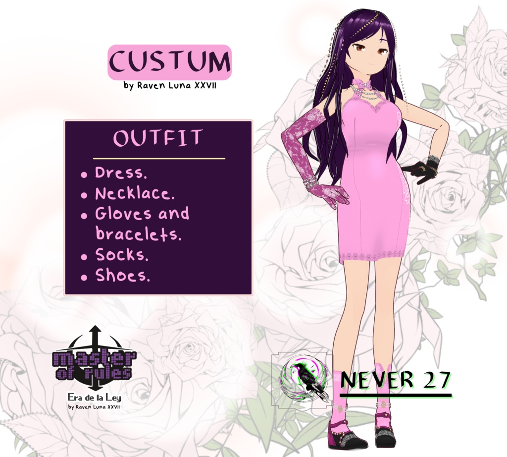 Outfit VRoid =-= Misato Souma Outfit 1 =-=