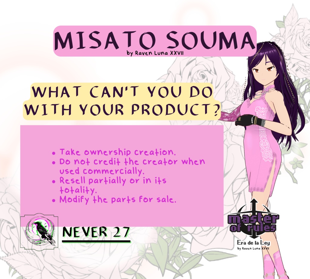 Outfit VRoid =-= Misato Souma Outfit 1 =-=