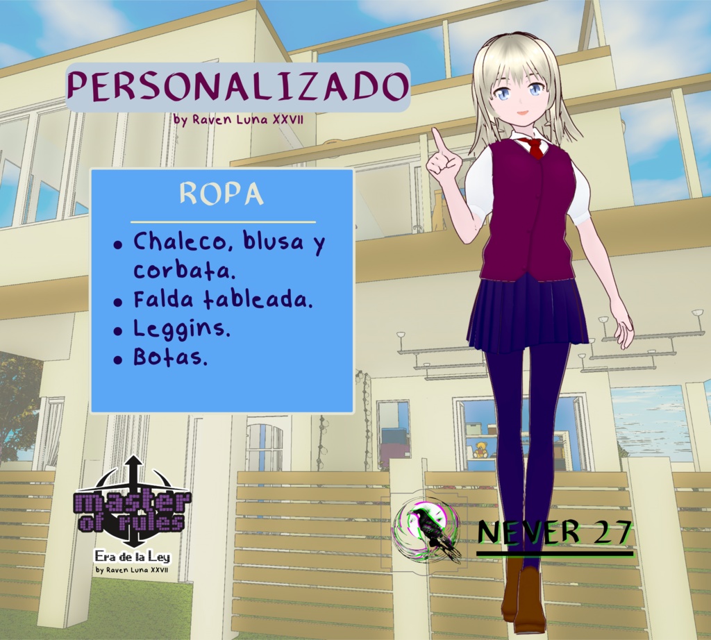 Outfit VRoid =-= NIXIE BECK UNIFORM =-=