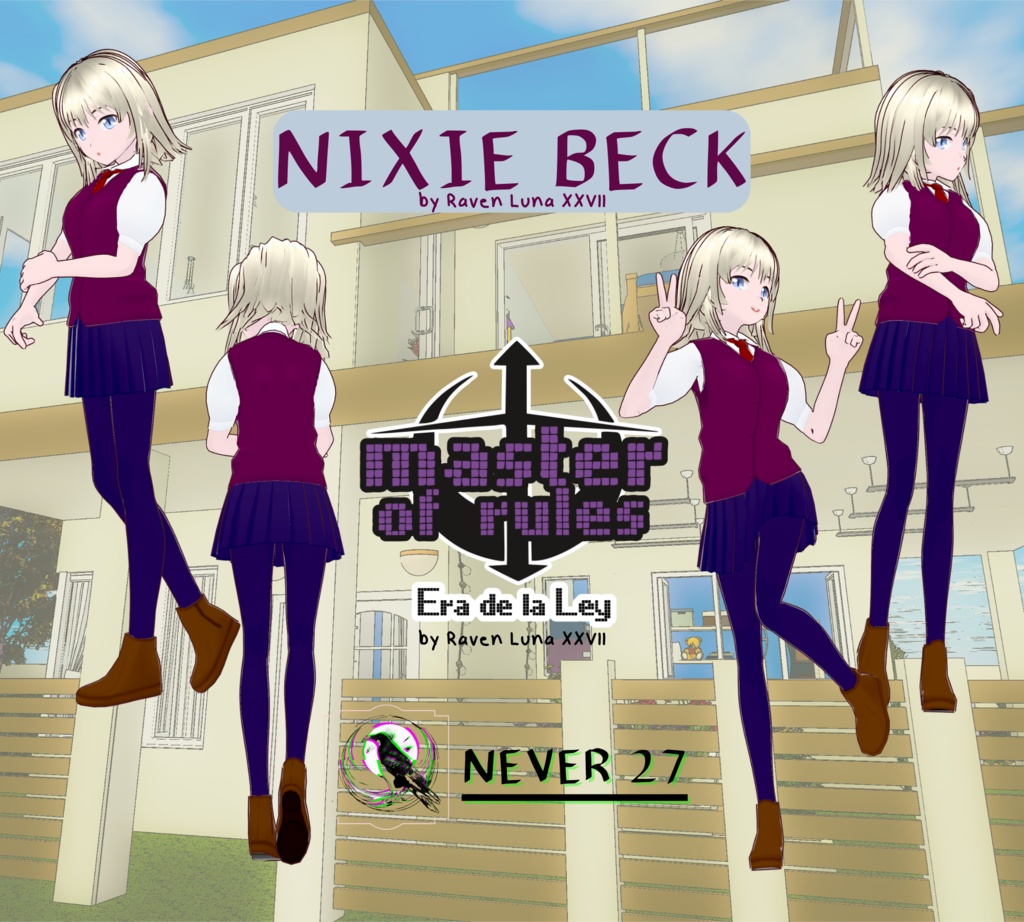 Outfit VRoid =-= NIXIE BECK UNIFORM =-=