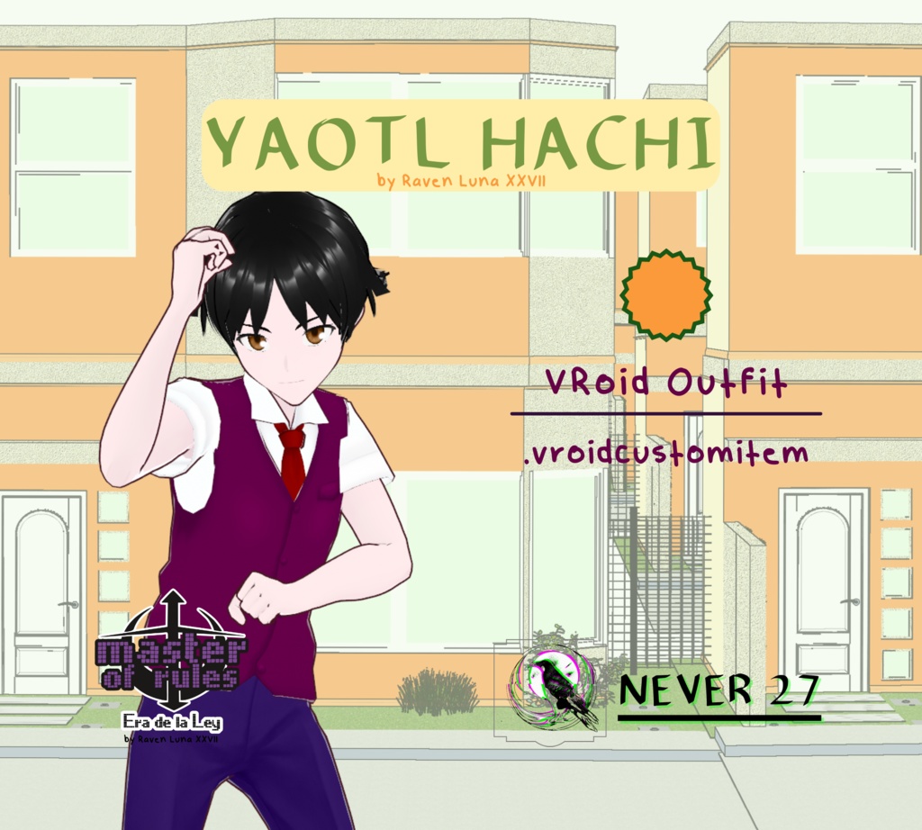 Outfit VRoid =-= YAOTL HACHI UNIFORM =-=