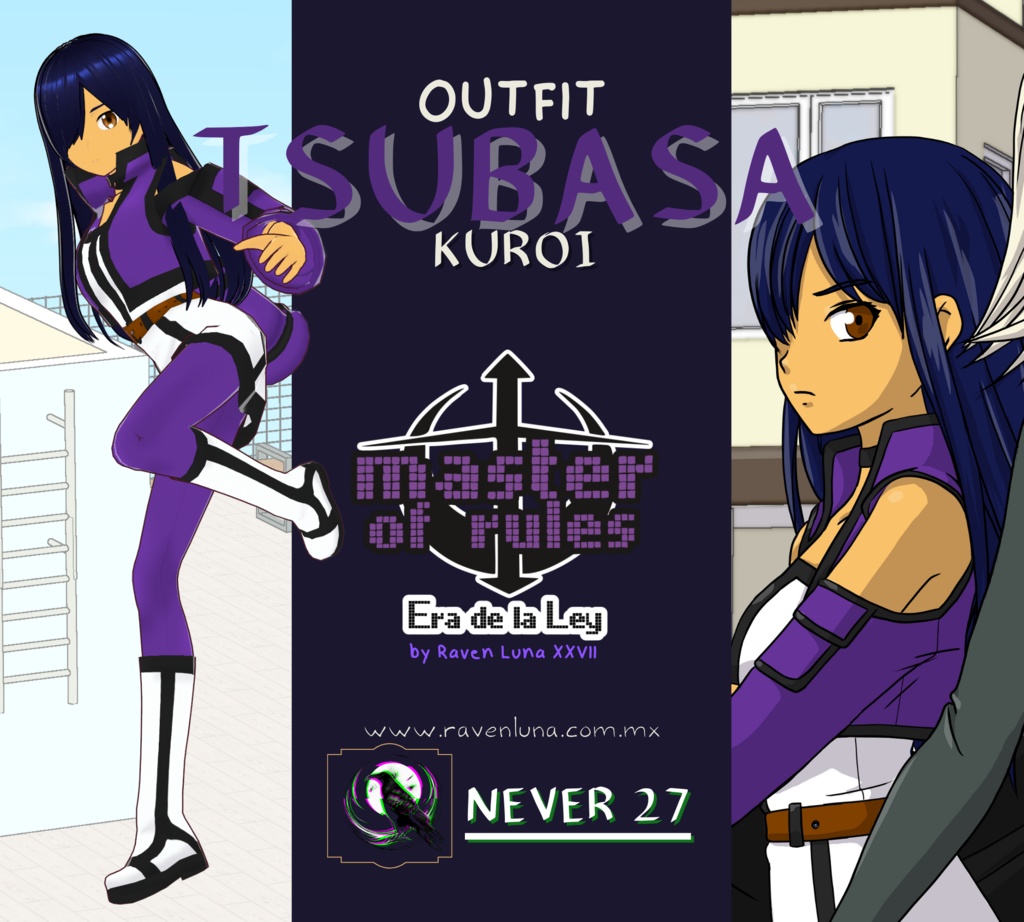 Outfit VRoid =-= TSUBASA KUROI OUTFIT 1 =-=