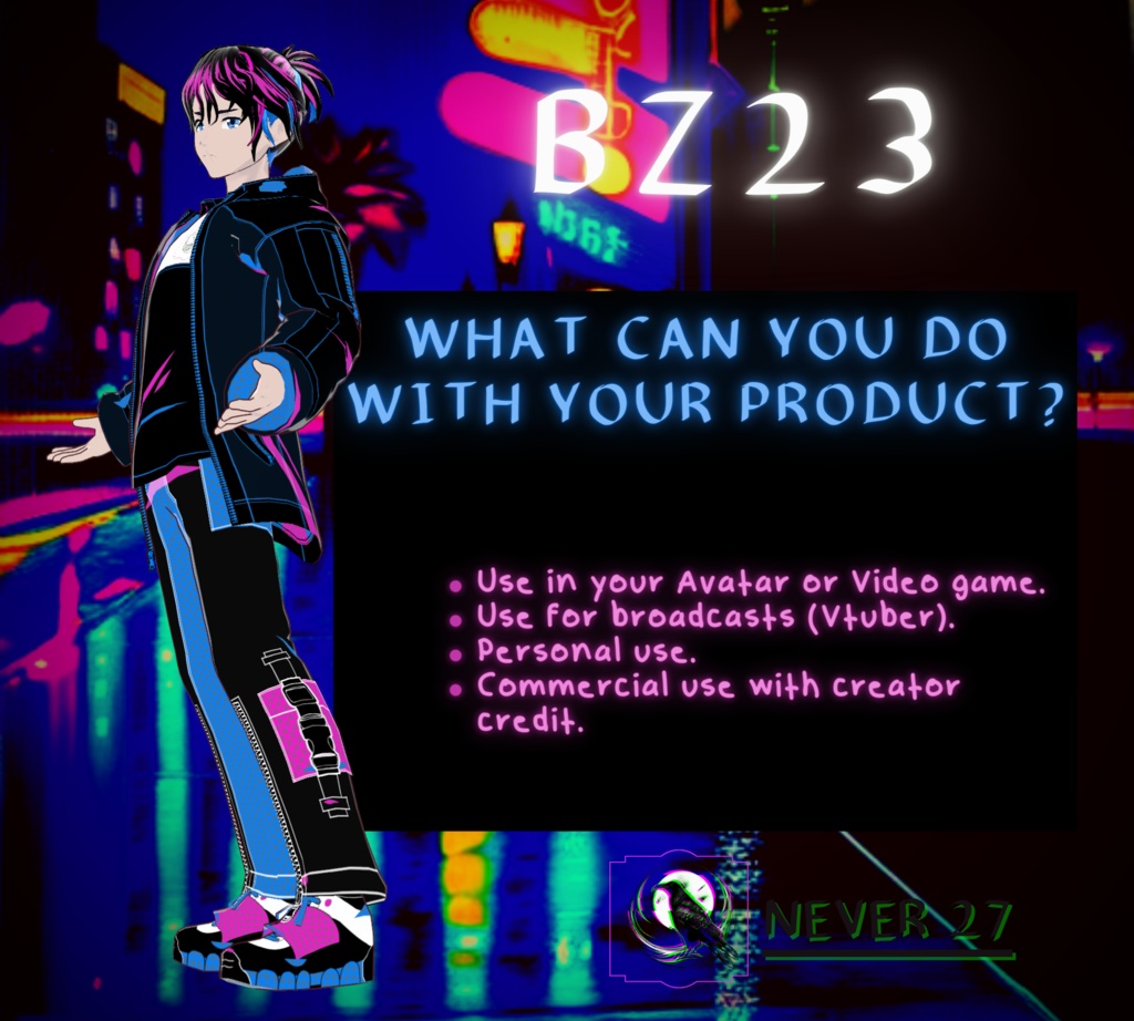 Outfit VRoid == BZ23 OUTFIT==