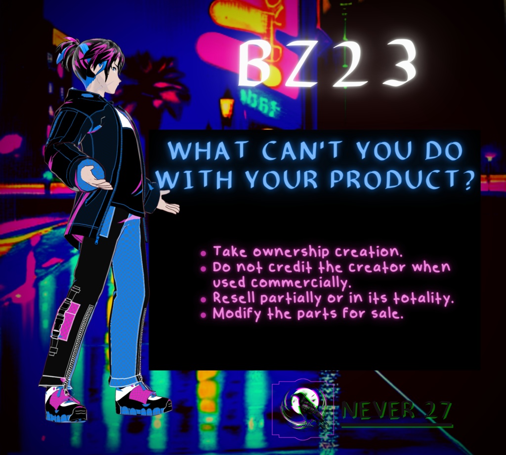 Outfit VRoid == BZ23 OUTFIT==