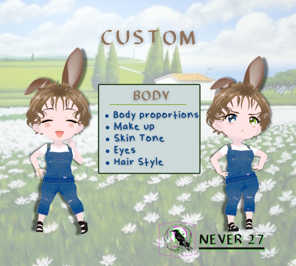 Modelo 3D vrm =-= CHIBI LILI =.=