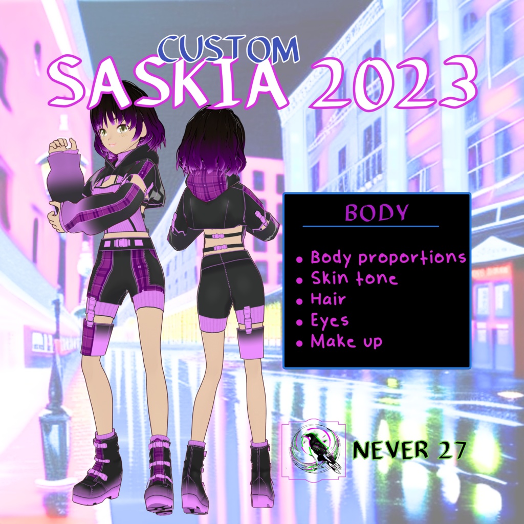 Model 3D vrm =-= SASKIA 2023 =.=