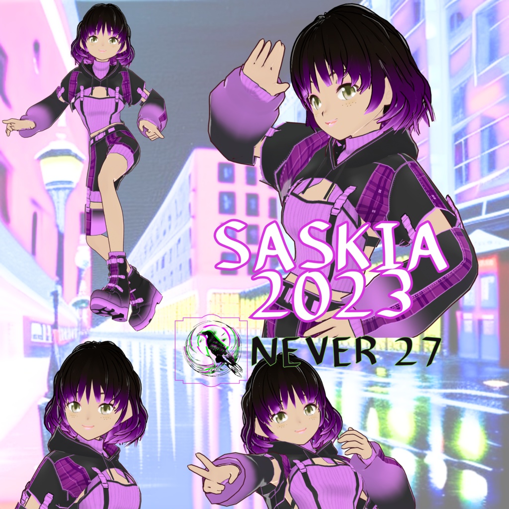 Model 3D vrm =-= SASKIA 2023 =.=