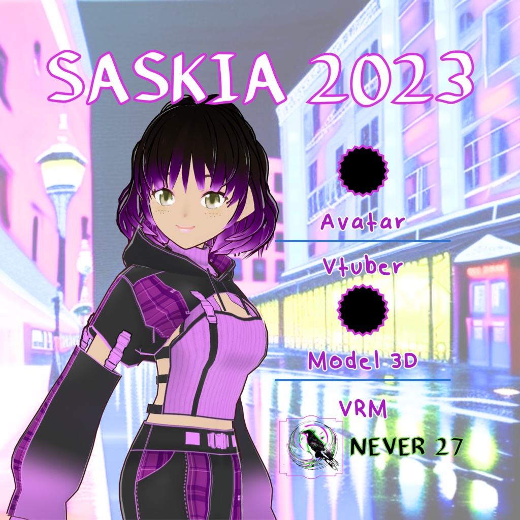 Model 3D vrm =-= SASKIA 2023 =.=