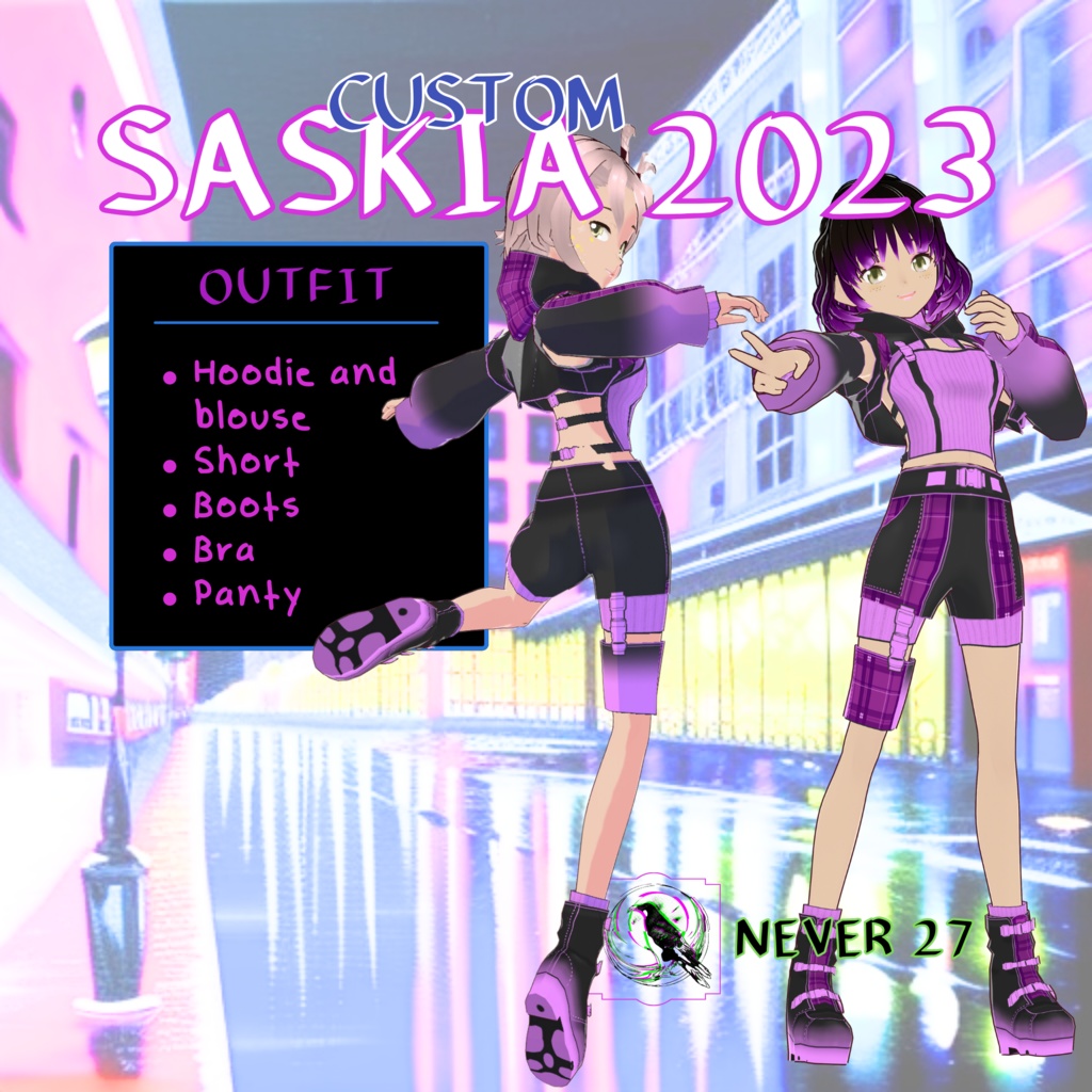 Outfit VRoid == SASKIA 2023 OUTFIT==