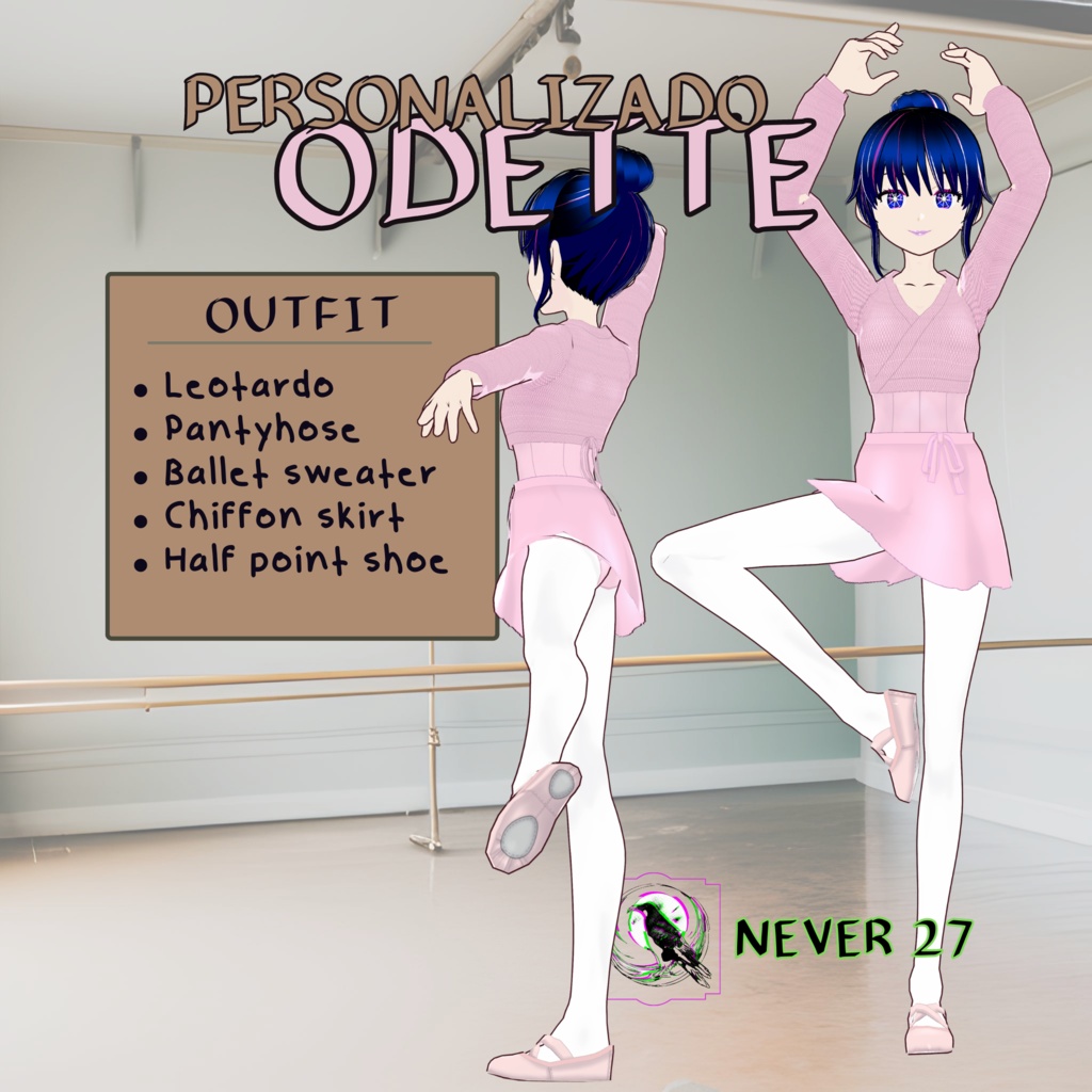 Model 3D vrm =-= ODETTE =.=