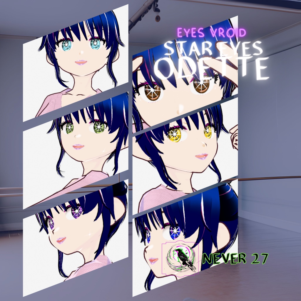 Eyes vroid custom =-= ODETTE =.=