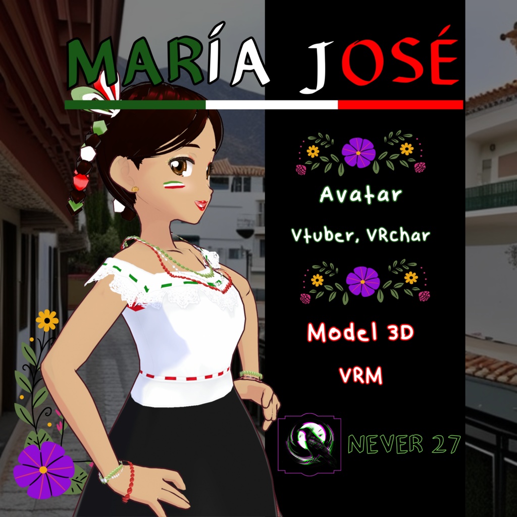 Model 3D vrm =-= MARIA JOSE 2023 =.=