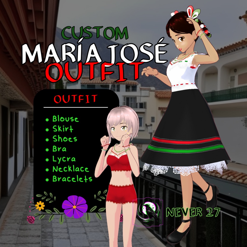 Outfit VRoid == MARIA JOSE 2023 =.=