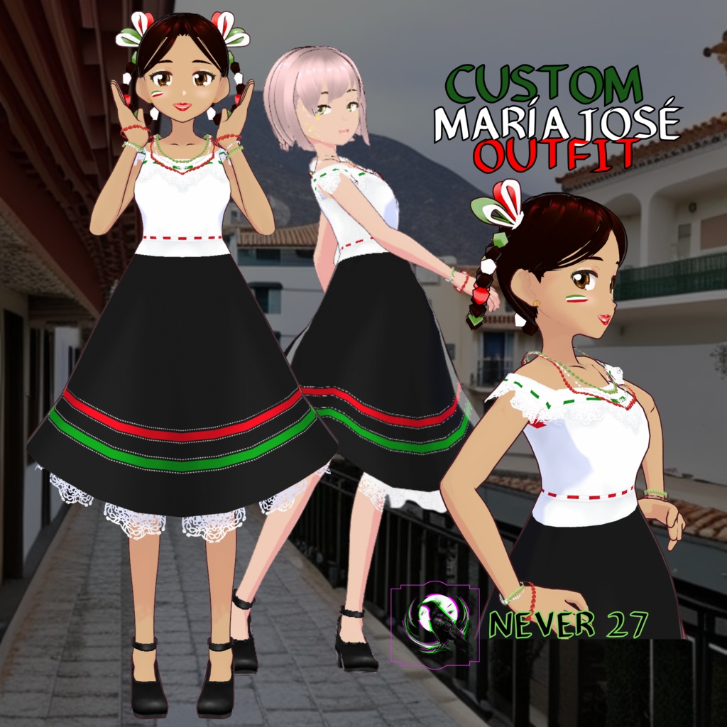 Outfit VRoid == MARIA JOSE 2023 =.=