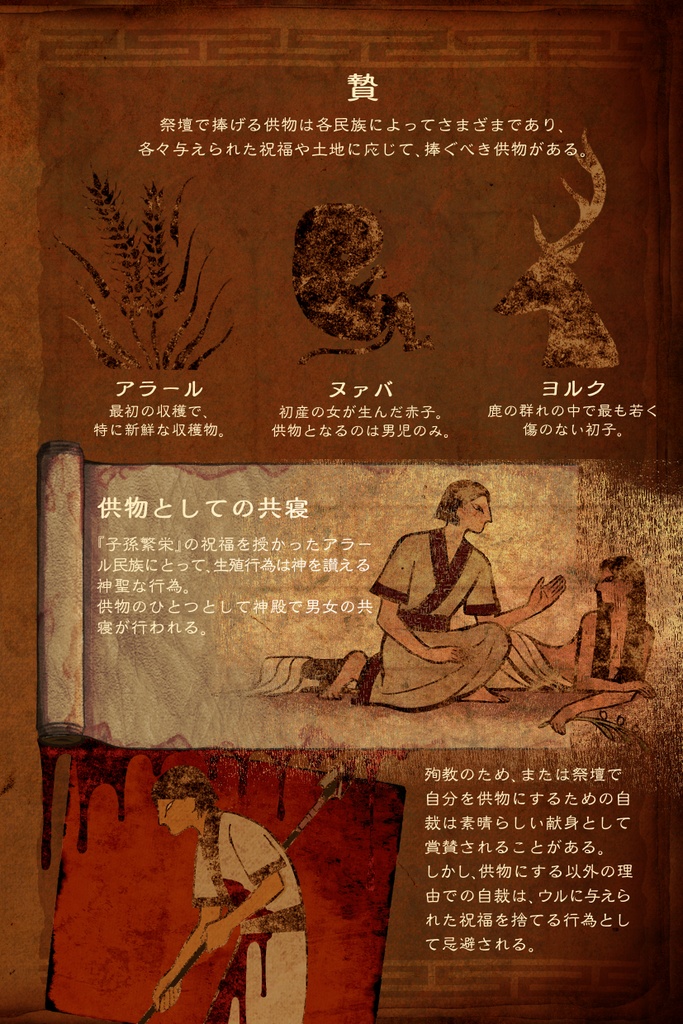 砂塵の詩 黄金なる揺籠に詠う