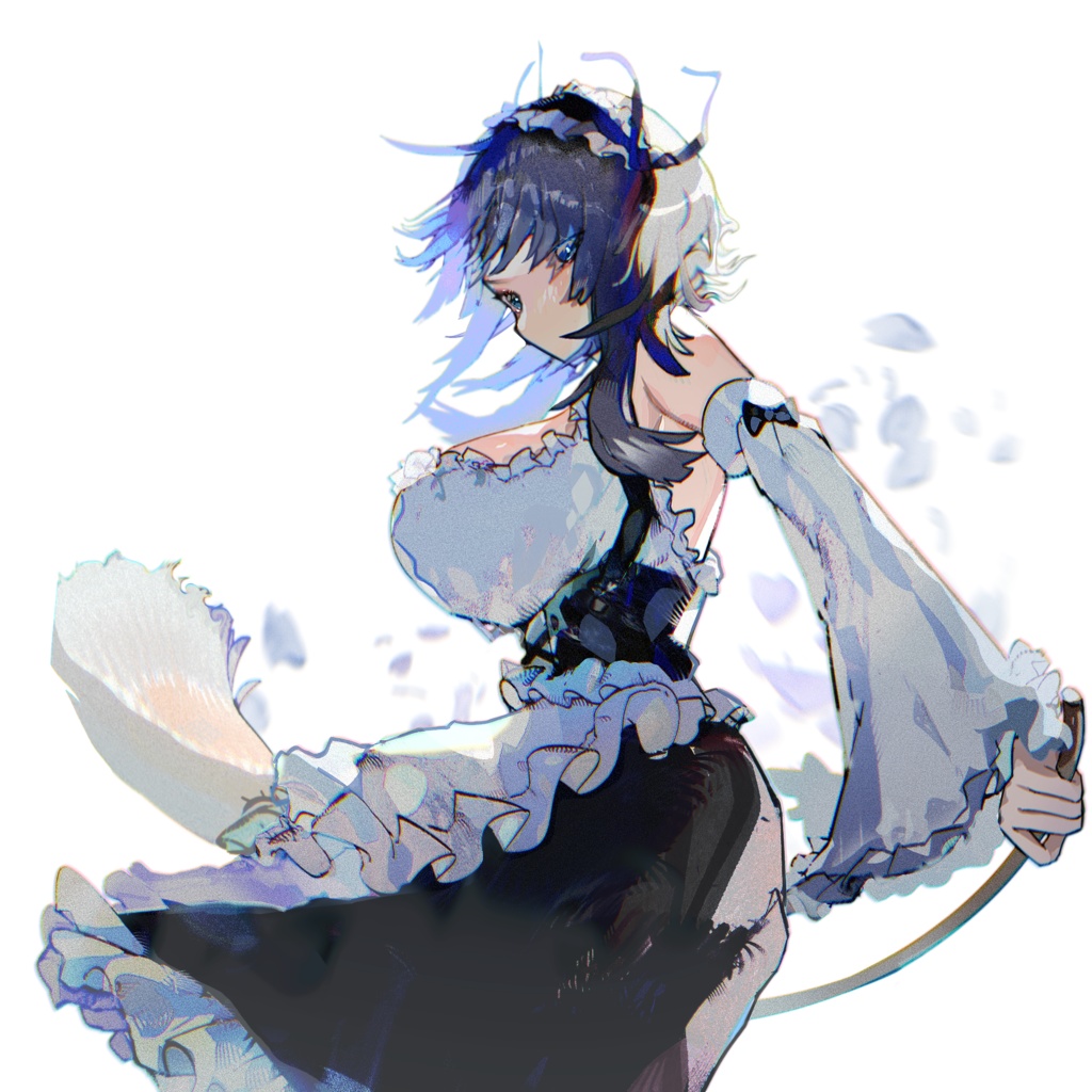 【フリー素材】メイドさん立ち絵【腰下立ち絵】