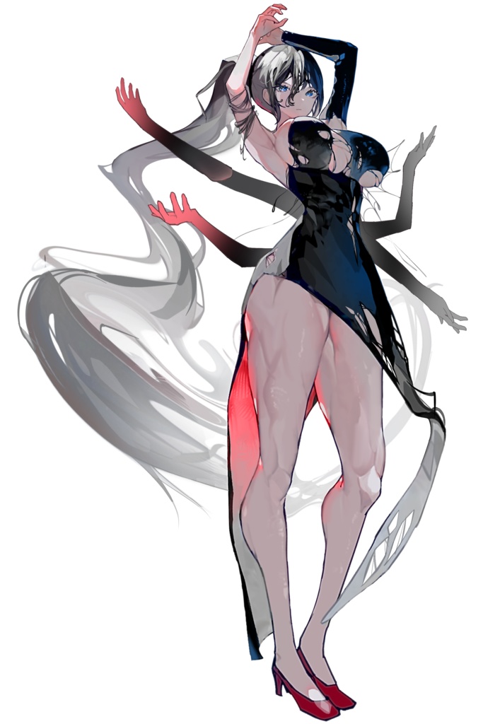 【フリー素材】スパイダーレディ【立ち絵】