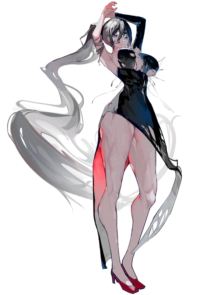 【フリー素材】スパイダーレディ【立ち絵】