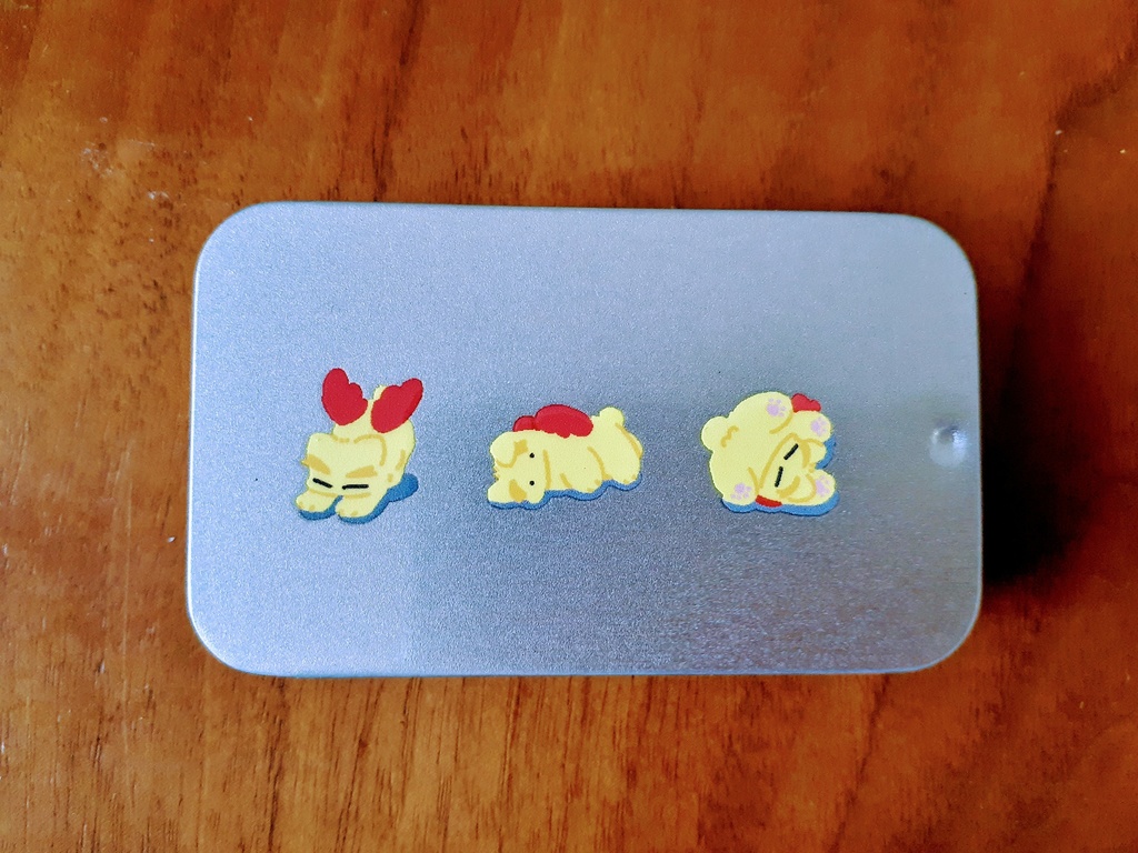 ホねこ缶(シルバー)🐱