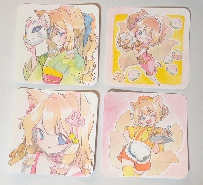 ☆あみだくじ原画ガチャ☆🐱※シクレ1種