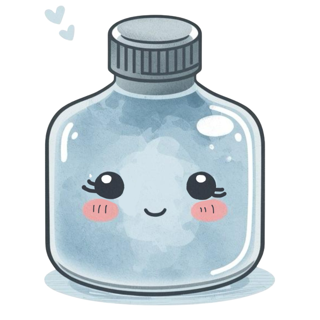 ゆるふわステーショナリーズ 10種類セット|パステル水彩風かわいい文房具キャラクター PNG素材