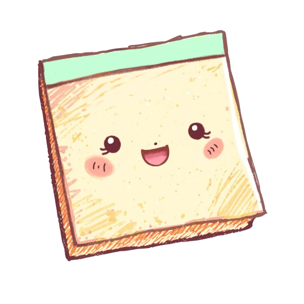 ゆるふわステーショナリーズ 10種類セットPart②|パステル水彩風かわいい文房具キャラクター PNG素材