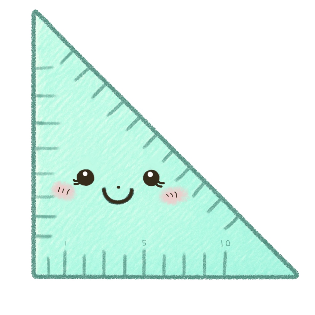 ゆるふわステーショナリーズ 10種類セットPart②|パステル水彩風かわいい文房具キャラクター PNG素材