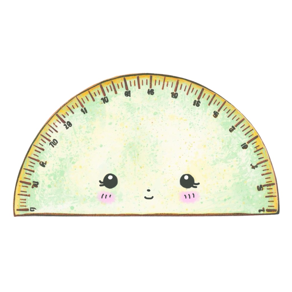 ゆるふわステーショナリーズ 10種類セットPart②|パステル水彩風かわいい文房具キャラクター PNG素材