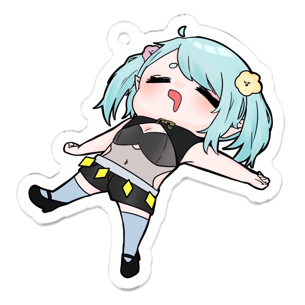 ナグモぐでぐでアクキー